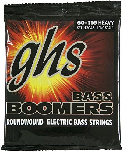 ghs GHS boomers 050  115, gitara basowa 3045h  struny H3045