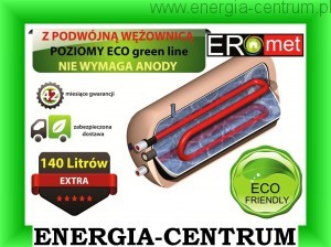 Ermet 2xWĘŻOWNICA WYMIENNIK 140L BOJLER poziomy ++DOSTAWA GRATIS++ WCWPozWisz - E.P.G.C 2Wez 140l