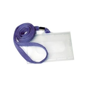 Argo Identyfikator holder z niebieską taśmą, 1 szt AR-004-1