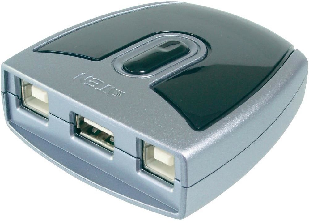 Aten Przełącznik USB 2.0 ASS-US221 2 porty USB B