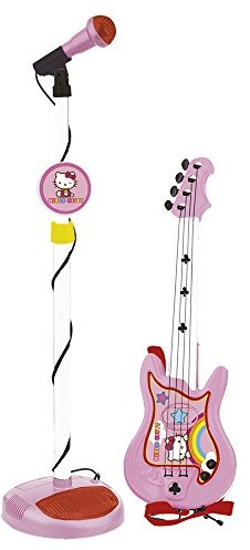 Hello Kitty gitara z mikrofonem na statywie REIG1494