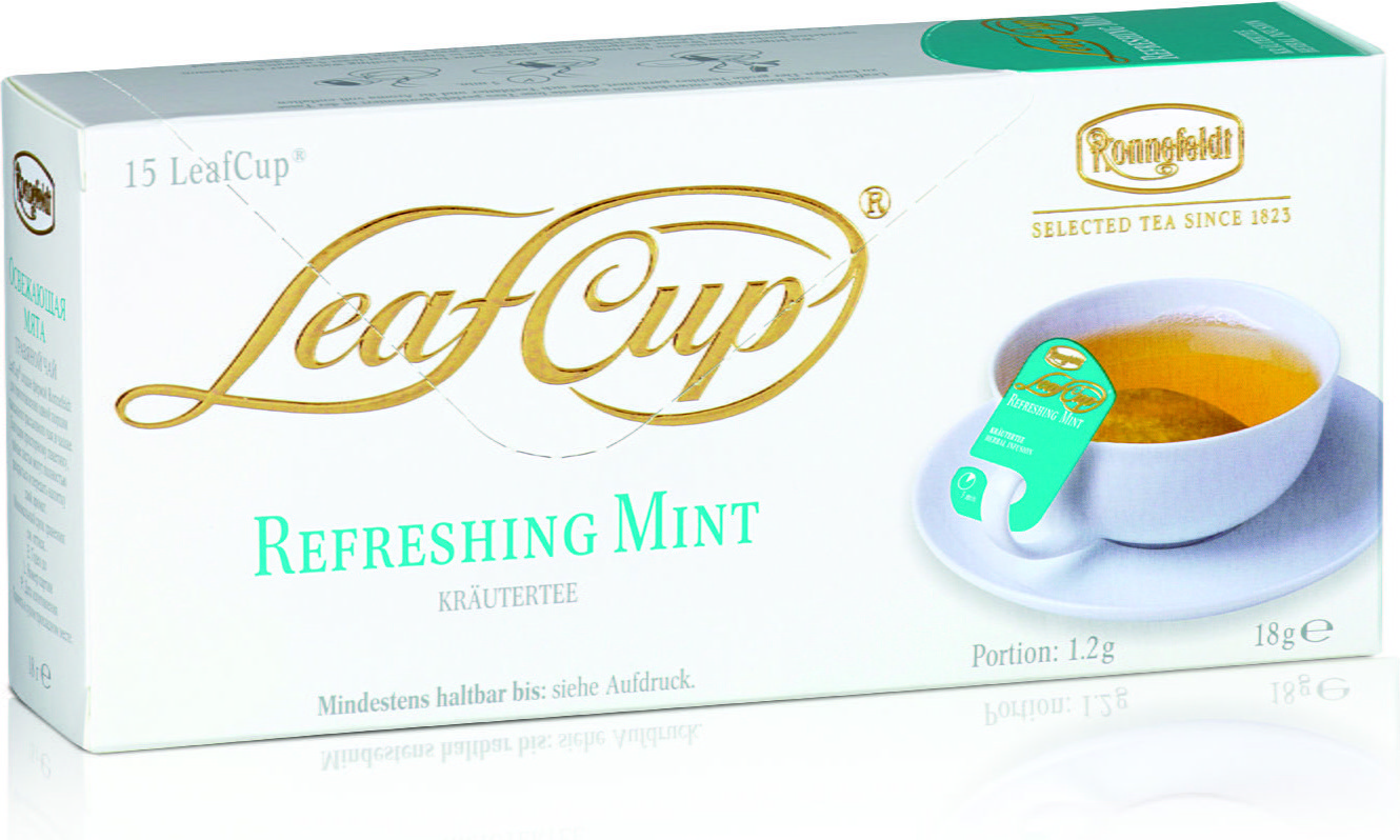 Ronnefeldt Herbata Leaf Cup Refreshing Mint 15 szt.