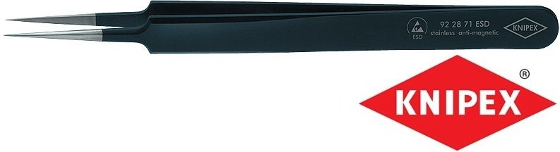 Knipex Pinceta ESD precyzyjna do montażu elementów elektronicznych (92 28 71 ESD