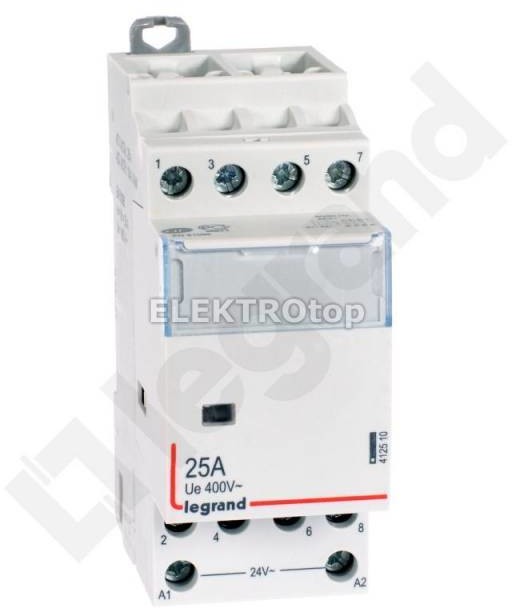 Legrand STYCZNIK MODUŁOWY SM 425 25A 24V 4NO 412510