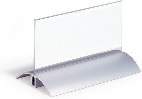 Durable Tabliczka na stół DESK PRESENTER DE LUXE 61x150mm 2 sztuki