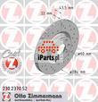Zimmermann Tarcza hamulcowa 230.2370.52