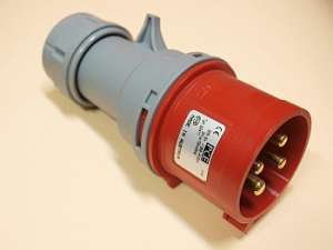 PCE Wtyczka przenośna 32A 400V 3P+Z IP44 bezśrubowe podłączenie 024-6TT