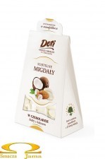 DOTI WWC Migdały w białej czekoladzie z kokosem 100g kartonik 67D1-220A2