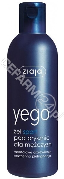 Ziaja yego żel pod prysznic dla mężczyzn sport 300 ml