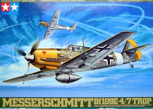 Tamiya Messerschmitt Bf109E-4/7 TROP T61063