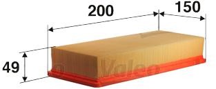 Valeo filtr powietrza panelowy 585119 - Bezpłatny zwrot do 30 dni, największy wybór produktów. 585119