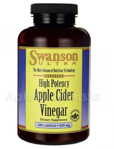 SWANSON Apple Cider Vinegar 625 mg 180 kaps