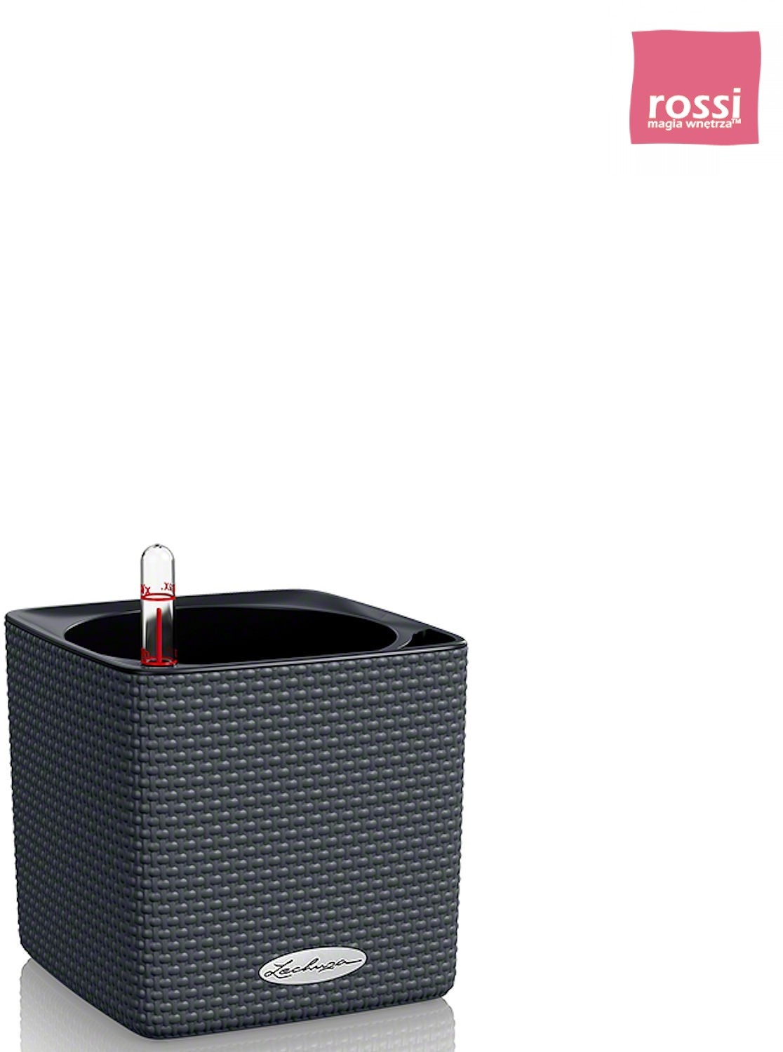 Lechuza Cube Color 14 donica matowa z wyjmowanym wkładem 13384