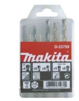 Makita zestaw Economy uchwyt narzędziowy 1/4 5 sztuk D-23759