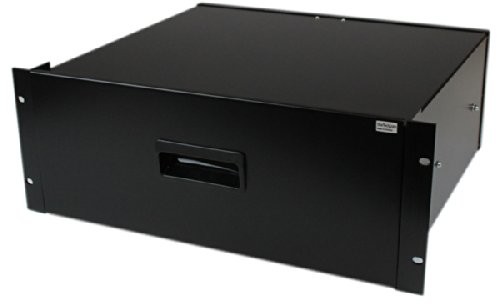 STARTECH.COM Startech.COM 4UDRAWER 4HE Hub szyny do ładowania do 48,2 cm (19 cali) Rack Czarny 4UDRAWER