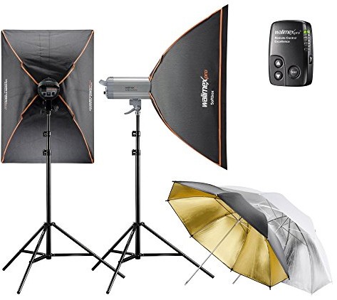 Walimex Pro Walimex pro VC Excellence Studioset Classic 6.3 W zestawie/Soft Box/Reflex klosz lampy błyskowej/wyzwalacz lampy/LAMP tripod 4250234506991
