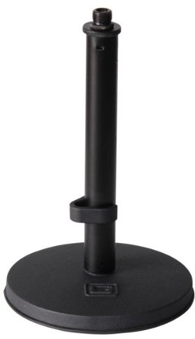 GATOR Frameworks GFW-MIC-0600 stojak na mikrofon na biurko, okrągła powierzchnia podstawy GFW-MIC-0600