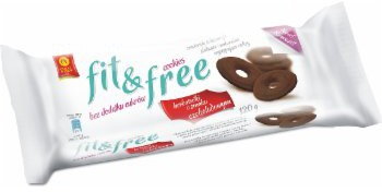 Cukry Nyskie HERBATNIKI FIT&FREE O SMAKU CZEKOLADOWYM 120 G