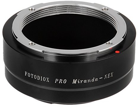 Fotodiox Pro Lens Mount Adapter, Miranda Lens to Sony NEX E-Mount Mirrorless camera e.g. Sony Alpha a7, a7ii, NEX-7 i NEX-5 Miranda-NEX-Pro