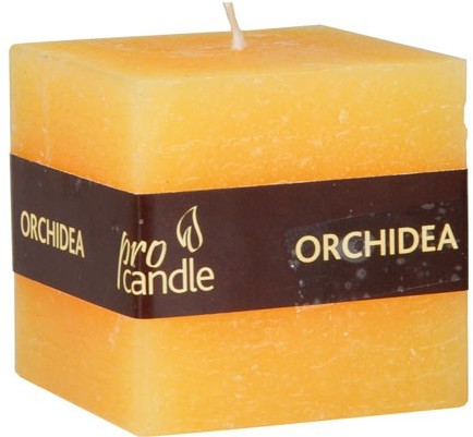 Pro Candle wieca zapachowa ProCandle 791003 / sześcian / orchidea