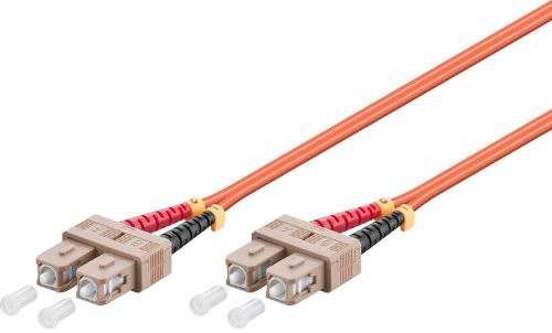 Goobay OM2 Duplex Patch Cable SC/SC 0,5 m Pomarańczowy 4040849961588