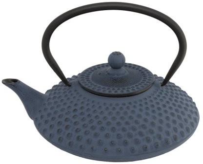 Bredemeijer 1,25 L niebieskie wypustki struktura azjatycka dzbanek do herbaty z odlewu stalowego Jing G002B