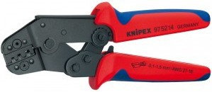 Knipex szczypce do zagniatania model krótki 975214