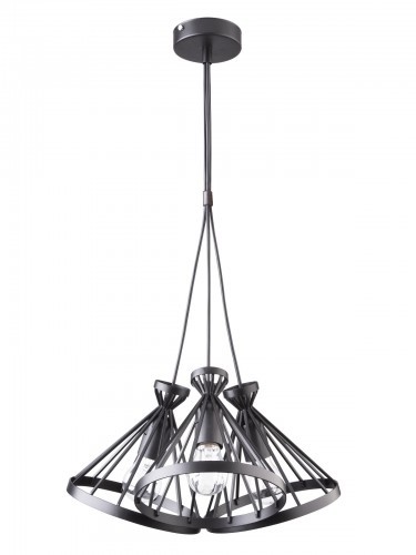 Sigma Lampa wisząca NOWUM 3 z deco kloszami 31026