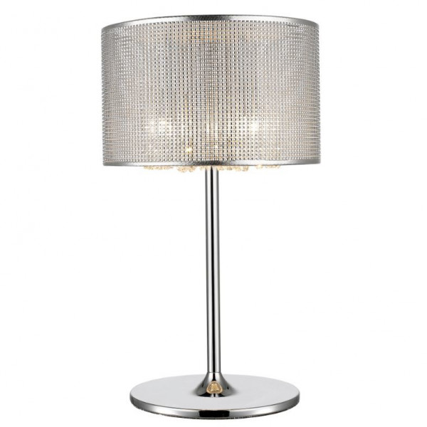 Zuma Line Stojąca LAMPA stołowa BLINK T0173-04W kryształowa LAMKPA biurkowa crystal chrom przezroczysta