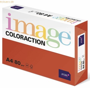 IMAGE Papier ksero A4 80g IMAGE Coloration 500szt Czerwony/London (1539)