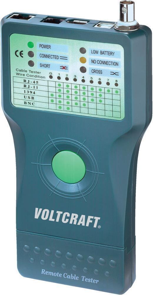 Voltcraft Tester kabli CT-5 RJ-45 BNC RJ-11 IEE 1394 SB