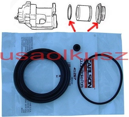 CARLSON Zestaw naprawczy przedniego zacisku Chrysler Voyager Town & Country