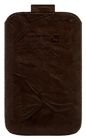 Gripis Creased Slip Cover Handytasche braun Größe 5