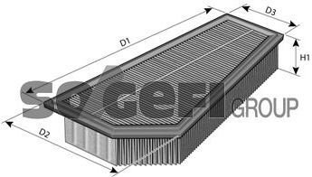 PURFLUX Filtr powietrza A1383
