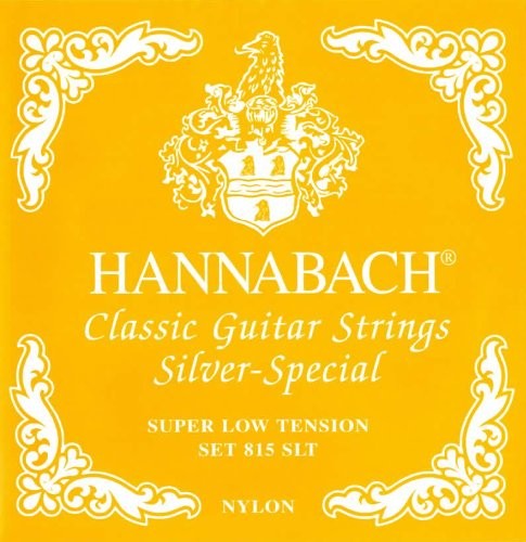 Hannabach Klassik Gita rrensaiten Serie 815 Super Low Tension Silver Special  komplet 652507