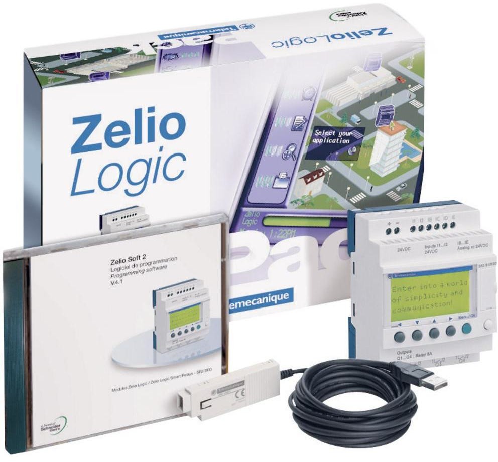Schneider Electric Zestaw startowy PLC ZELIO LOGIC SR3 Pack 2BD