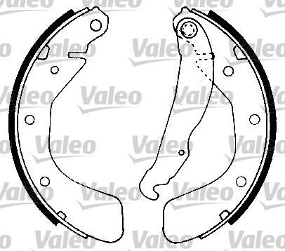 VALEO szczeki hamulcowe 562078 562078