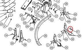 KVERNELAND ŚRUBA DŁUTA CLD M12X63 12,9 035034