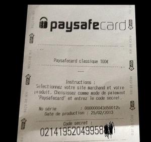 25 euro paysafecard code free