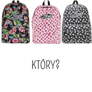 vans plecak w truskawki vans plecak w truskawki