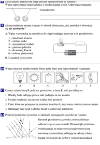 Poznajemy Zjawiska Fizyczne Sprawdzian Klasa 6 Test