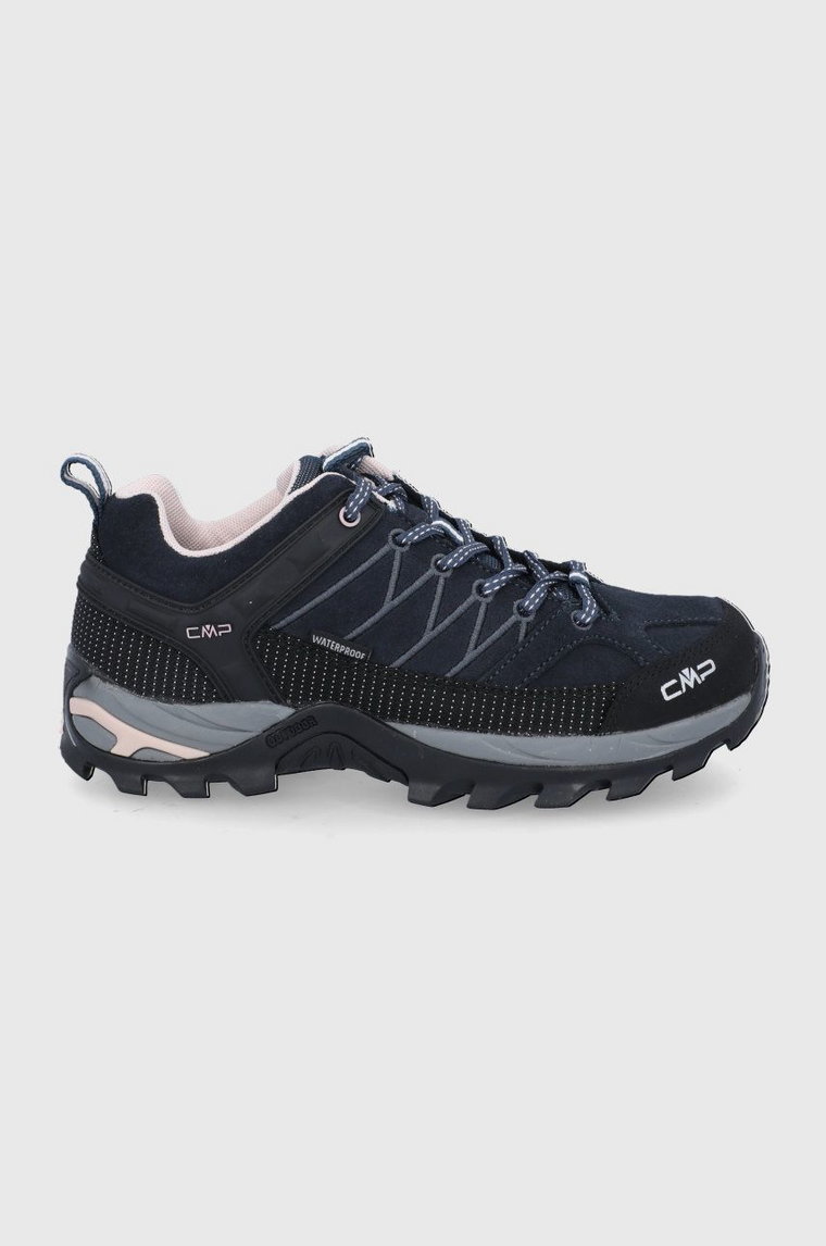 CMP buty RIGEL LOW WMN TREKKING SHOES WP damskie kolor granatowy