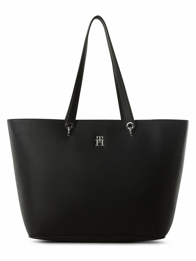 Tommy Hilfiger - Damska torba shopper, czarny