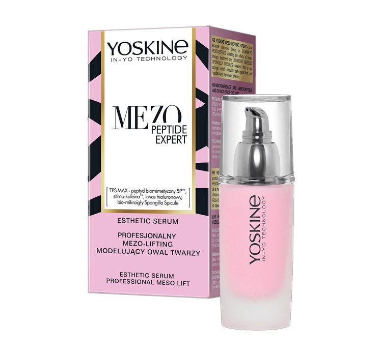 YOSKINE MEZO PEPTIDE EXPERT PROFESJONALNY MEZO-LIFTING MODELUJĄCY OWAL TWARZY 30ML