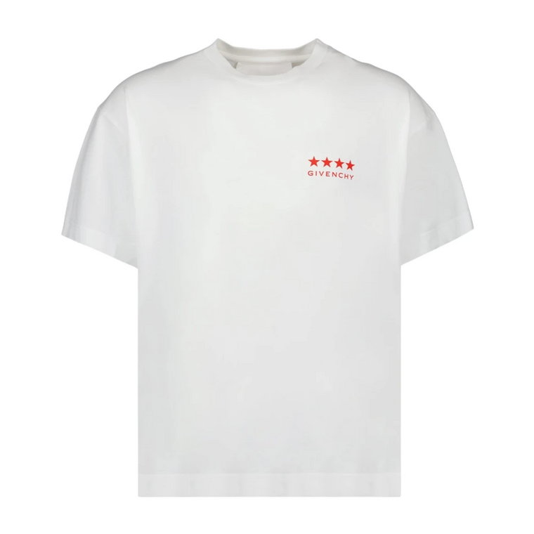 Biała koszulka z logo 4G Givenchy