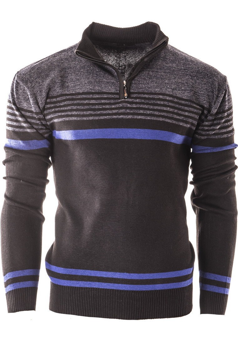 Sweter męski 2430 - czarny