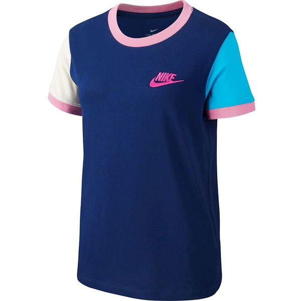 Koszulka dziewczęca Sportswear Ringer Novelty Futura Nike