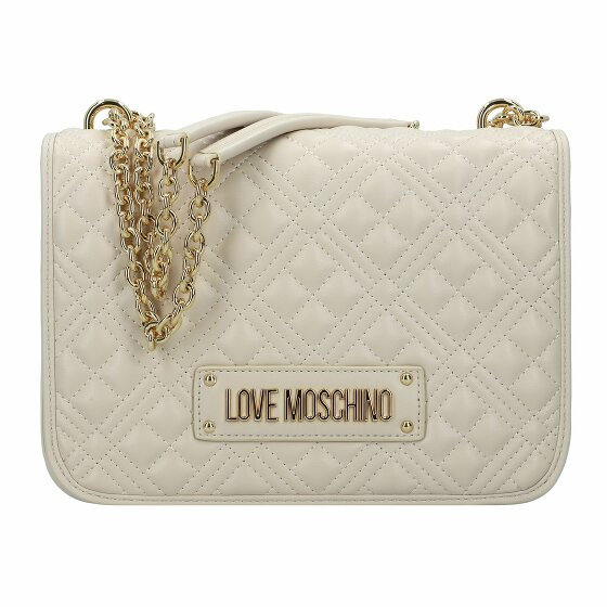 Love Moschino Quilted Torba na ramię 26 cm ivory