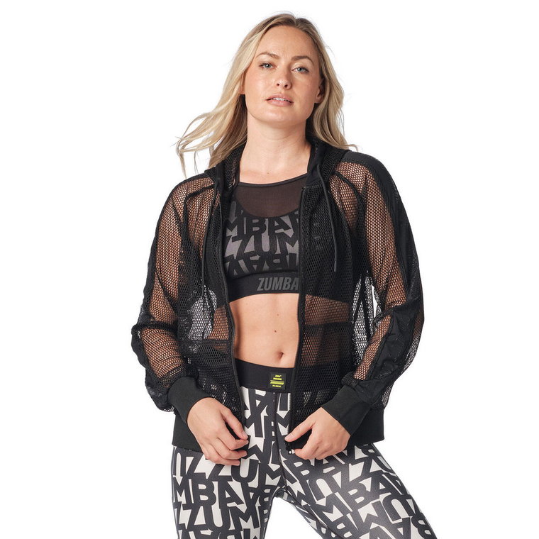 Bluza fitness damska z siateczki Zumba Wear M