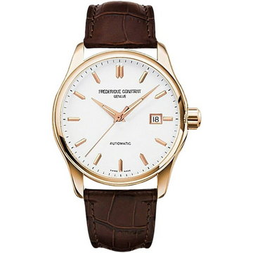 Frederique Constant, Frederique Constant - Uomo - Fc-303V5B4 - Vintage Rally Healey Automatic 40mm Steel Case; Brown Leather Strap 303Hvbr5B4 Biały, male,